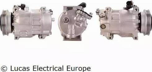 Lucas Electrical ACP362 - Компресор, кондиціонер autocars.com.ua