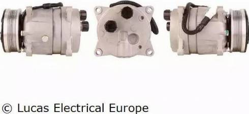 Lucas Electrical ACP371 - Компресор, кондиціонер autocars.com.ua