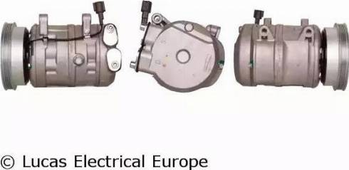 Lucas Electrical ACP372 - Компресор, кондиціонер autocars.com.ua