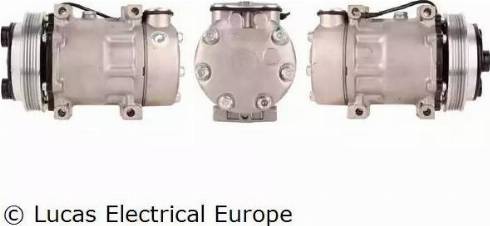 Lucas Electrical ACP407 - Компресор, кондиціонер autocars.com.ua