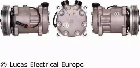 Lucas Electrical ACP408 - Компресор, кондиціонер autocars.com.ua