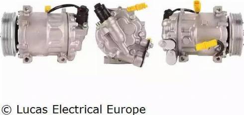 Lucas Electrical ACP416 - Компресор, кондиціонер autocars.com.ua