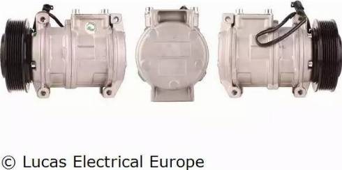 Lucas Electrical ACP434 - Компресор, кондиціонер autocars.com.ua