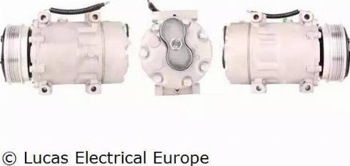 Lucas Electrical ACP444 - Компресор, кондиціонер autocars.com.ua