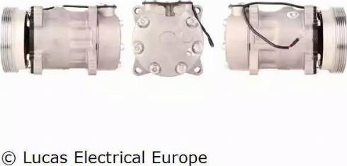 Lucas Electrical ACP448 - Компресор, кондиціонер autocars.com.ua