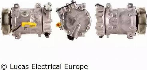 Lucas Electrical ACP468 - Компрессор кондиционера avtokuzovplus.com.ua