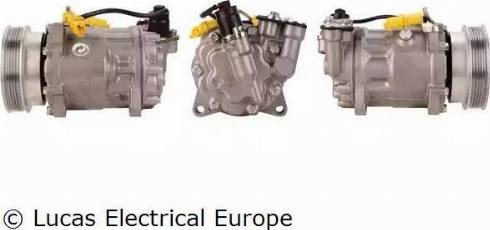 Lucas Electrical ACP470 - Компресор, кондиціонер autocars.com.ua