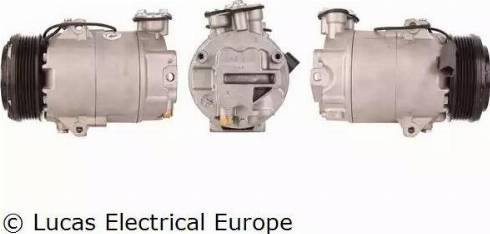 Lucas Electrical ACP483 - Компрессор кондиционера avtokuzovplus.com.ua