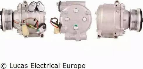 Lucas Electrical ACP504 - Компресор, кондиціонер autocars.com.ua