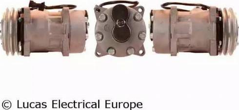 Lucas Electrical ACP508 - Компресор, кондиціонер autocars.com.ua