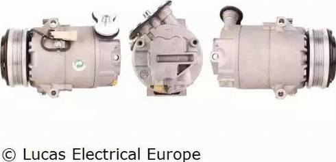 Lucas Electrical ACP517 - Компресор, кондиціонер autocars.com.ua