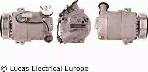 Lucas Electrical ACP522 - Компресор, кондиціонер autocars.com.ua