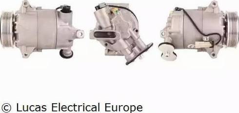 Lucas Electrical ACP524 - Компресор, кондиціонер autocars.com.ua