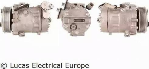 Lucas Electrical ACP527 - Компрессор кондиционера avtokuzovplus.com.ua