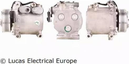 Lucas Electrical ACP537 - Компресор, кондиціонер autocars.com.ua