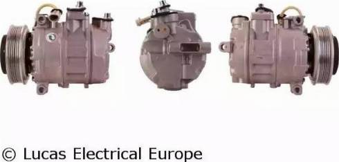 Lucas Electrical ACP551 - Компресор, кондиціонер autocars.com.ua