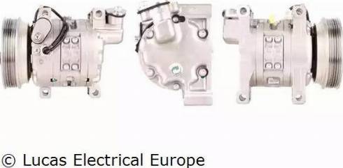 Lucas Electrical ACP562 - Компресор, кондиціонер autocars.com.ua