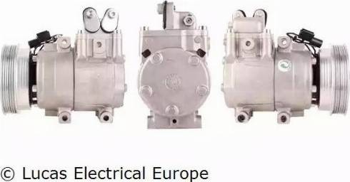 Lucas Electrical ACP580 - Компрессор кондиционера avtokuzovplus.com.ua