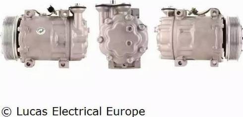 Lucas Electrical ACP593 - Компресор, кондиціонер autocars.com.ua