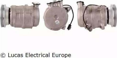 Lucas Electrical ACP612 - Компресор, кондиціонер autocars.com.ua