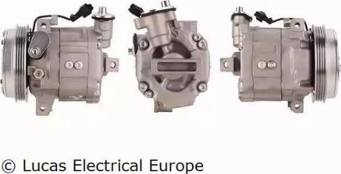 Lucas Electrical ACP619 - Компресор, кондиціонер autocars.com.ua