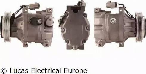 Lucas Electrical ACP635 - Компресор, кондиціонер autocars.com.ua