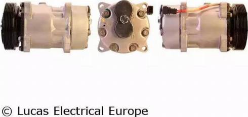 Lucas Electrical ACP711 - Компресор, кондиціонер autocars.com.ua