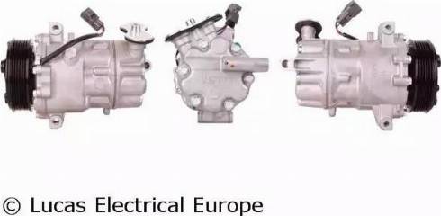 Lucas Electrical ACP734 - Компресор, кондиціонер autocars.com.ua