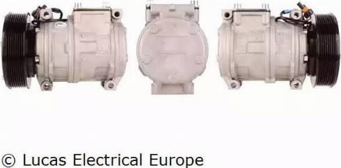 Lucas Electrical ACP737 - Компрессор кондиционера avtokuzovplus.com.ua