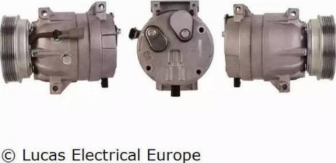 Lucas Electrical ACP753 - Компресор, кондиціонер autocars.com.ua