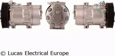 Lucas Electrical ACP809 - Компресор, кондиціонер autocars.com.ua