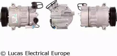 Lucas Electrical ACP855 - Компрессор кондиционера avtokuzovplus.com.ua