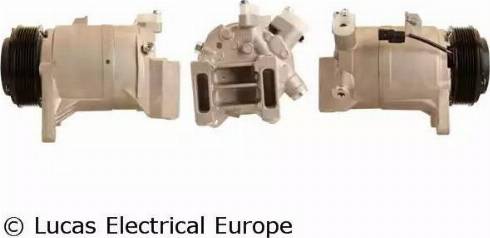 Lucas Electrical ACP913 - Компресор, кондиціонер autocars.com.ua