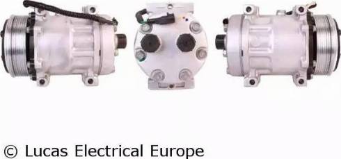 Lucas Electrical ACP975 - Компресор, кондиціонер autocars.com.ua