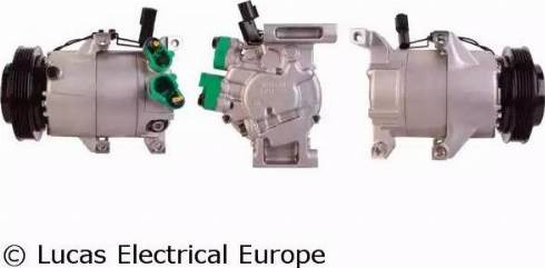 Lucas Electrical ACP976 - Компресор, кондиціонер autocars.com.ua