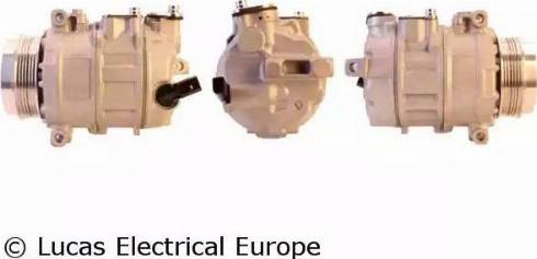 Lucas Electrical ACP987 - Компресор, кондиціонер autocars.com.ua