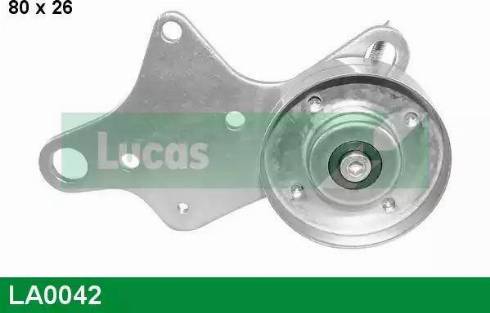 Lucas Engine Drive LA0042 - Паразитний / провідний ролик, поліклиновий ремінь autocars.com.ua