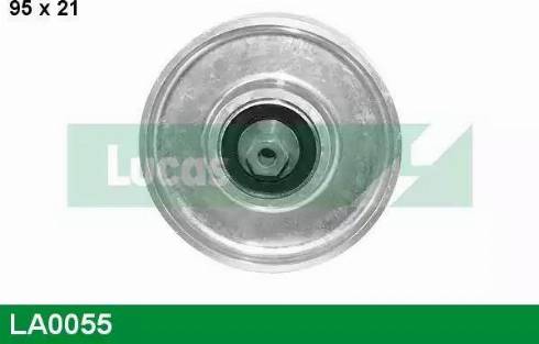 Lucas Engine Drive LA0055 - Паразитний / провідний ролик, поліклиновий ремінь autocars.com.ua