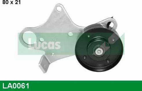 Lucas Engine Drive LA0061 - Паразитний / провідний ролик, поліклиновий ремінь autocars.com.ua