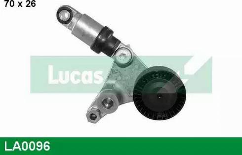 Lucas Engine Drive LA0096 - Натягувач ременя, клинові зуб. autocars.com.ua