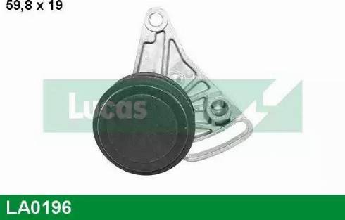 Lucas Engine Drive LA0196 - Паразитний / провідний ролик, поліклиновий ремінь autocars.com.ua