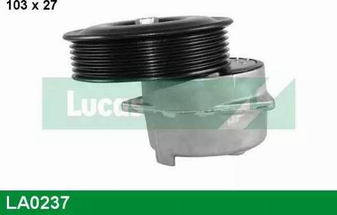 Lucas Engine Drive LA0237 - Натягувач ременя, клинові зуб. autocars.com.ua