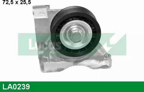 Lucas Engine Drive LA0239 - Натягувач ременя, клинові зуб. autocars.com.ua