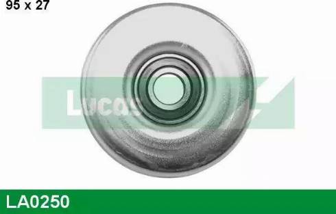 Lucas Engine Drive LA0250 - Паразитний / провідний ролик, поліклиновий ремінь autocars.com.ua