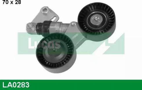 Lucas Engine Drive LA0283 - Натягувач ременя, клинові зуб. autocars.com.ua