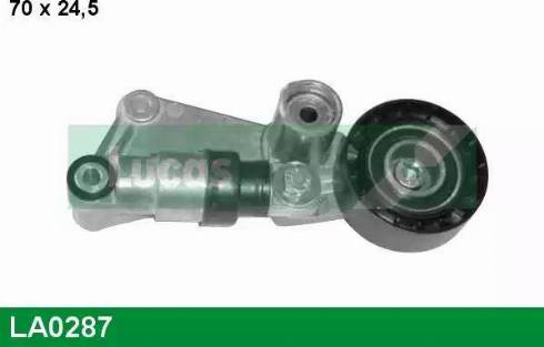 Lucas Engine Drive LA0287 - Натягувач ременя, клинові зуб. autocars.com.ua