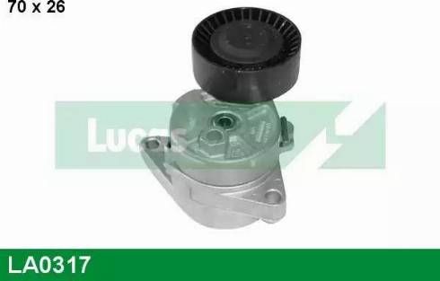 Lucas Engine Drive LA0317 - Натягувач ременя, клинові зуб. autocars.com.ua