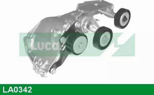 Lucas Engine Drive LA0342 - Натягувач ременя, клинові зуб. autocars.com.ua