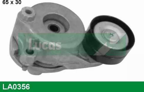 Lucas Engine Drive LA0356 - Натягувач ременя, клинові зуб. autocars.com.ua