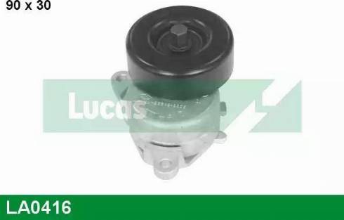 Lucas Engine Drive LA0416 - Направляющий ролик, поликлиновый ремень autodnr.net